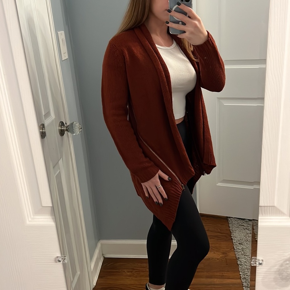 Curio New York Auburn Zipper Cardigan
